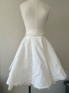 House of cb White Bow Mini Skirt